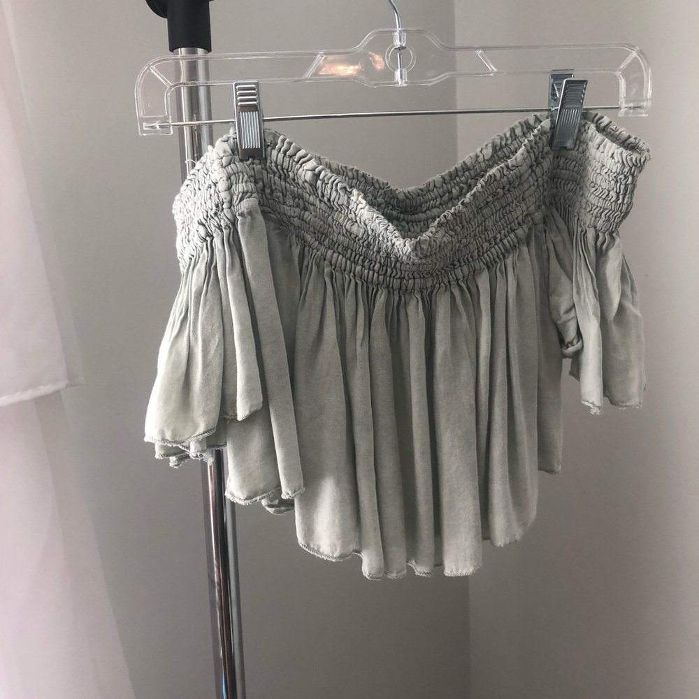 Boho me off the shoulder crop top Small - Picture 3 of 5